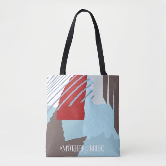 Kleurenblokmoeder van de Bride Winter ID740 Tote Bag (Voorkant)