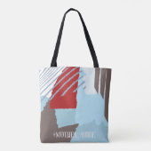 Kleurenblokmoeder van de Bride Winter ID740 Tote Bag (Achterkant)