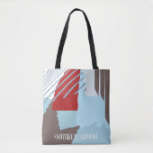 Kleurenblokmoeder van de Groom Winter ID740 Tote Bag (Voorkant)