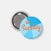 Kleurenblokplanner Retro Magneet (Voorkant / Achterkant)