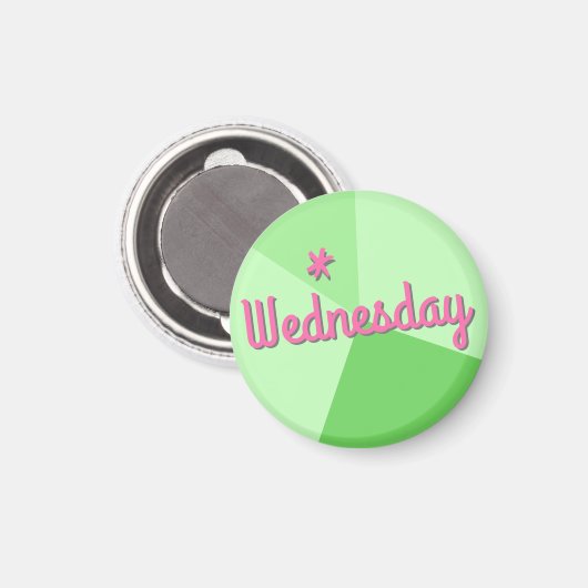 Kleurenblokplanner Retro Magneet (Voorkant / Achterkant)