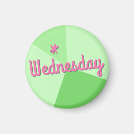 Kleurenblokplanner Retro Magneet