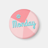 Kleurenblokplanner Retro Magneet (Voorkant)