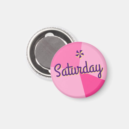 Kleurenblokplanner Retro Magneet (Voorkant / Achterkant)