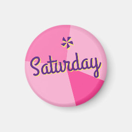 Kleurenblokplanner Retro Magneet