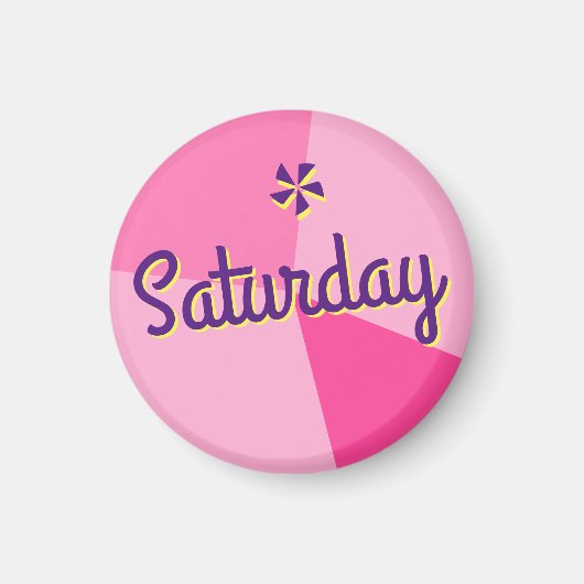 Kleurenblokplanner Retro Magneet (Voorkant)