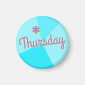 Kleurenblokplanner Retro Magneet (Voorkant)