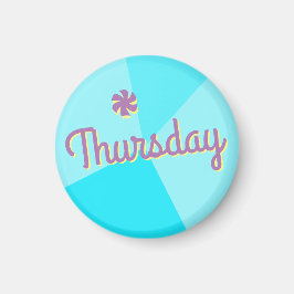 Kleurenblokplanner Retro Magneet