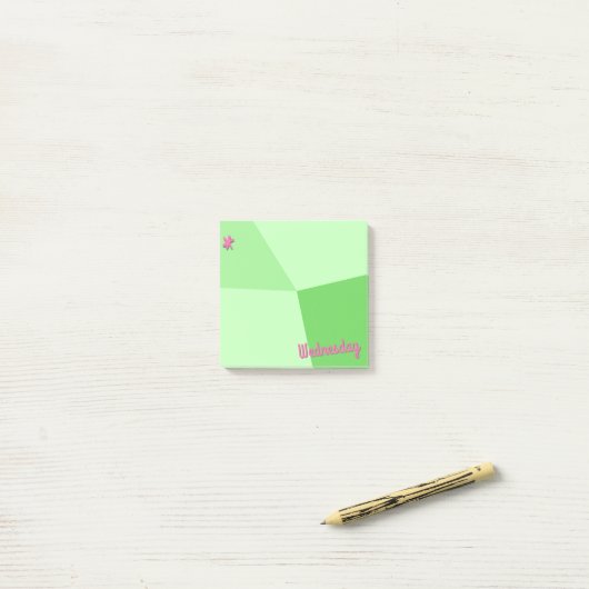 Kleurenblokplanner Retro Post-it® Notes (Op bureau)