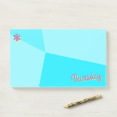 Kleurenblokplanner Retro Post-it® Notes (Op bureau)