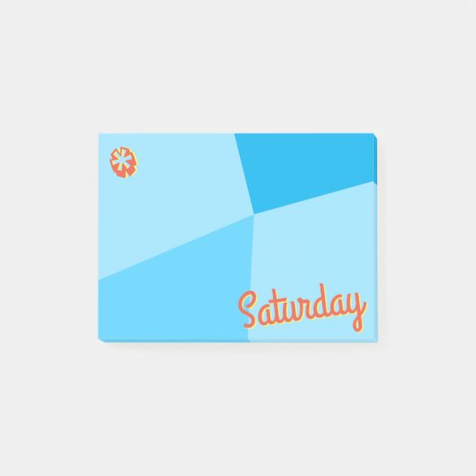 Kleurenblokplanner Retro Post-it® Notes (Voorkant)
