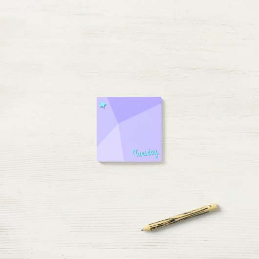 Kleurenblokplanner Retro Post-it® Notes (Op bureau)