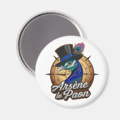 Kleurenboekje "Arsène le Paon" Magneet (Voorkant / Achterkant)