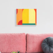 Kleurenbogen Canvas Afdruk (Insitu (Woonkamer))