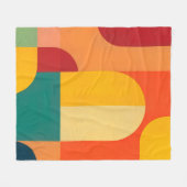 Kleurenbogen Fleece Deken (Voorkant (Horizontaal))