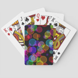 Kleurenbokeh Pokerkaarten