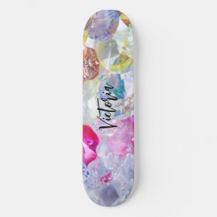 Kleurenbord, Paars, meisje, geel, gepersonaliseerd Persoonlijk Skateboard