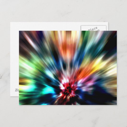 Kleurenbrand Briefkaart (Voorkant / Achterkant)