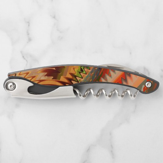 Kleurenbreuk met het effect van de zg of golf kurkentrekker (Voorkant)