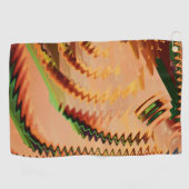 Kleurenbreuk met zgn. golf- of golfeffect-golfhand golfhanddoek (Horizontaal)