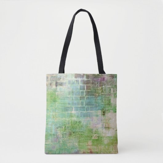 Kleurenbrick-wandafdrukken Tote Bag (Voorkant)