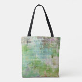 Kleurenbrick-wandafdrukken Tote Bag (Achterkant)