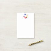 KLEURENBUTTERFLIES POST-IT® NOTES (Op bureau)