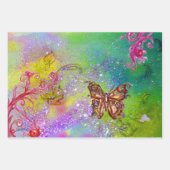 KLEURENBUTTERFLIES, SPRINGSTROMEN, ZWEEFSELS INPAKPAPIER VEL (Voorkant 3)