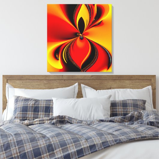 Kleurencanvas afdrukken Enkelvoudig tot viervoudig (Insitu (Slaapkamer))