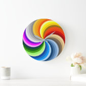 KLEURENCHART SWIRL GROTE KLOK (Huis)