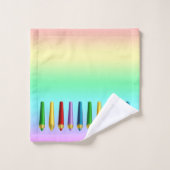 Kleurencils Bad Handdoek (Wasdoekje)