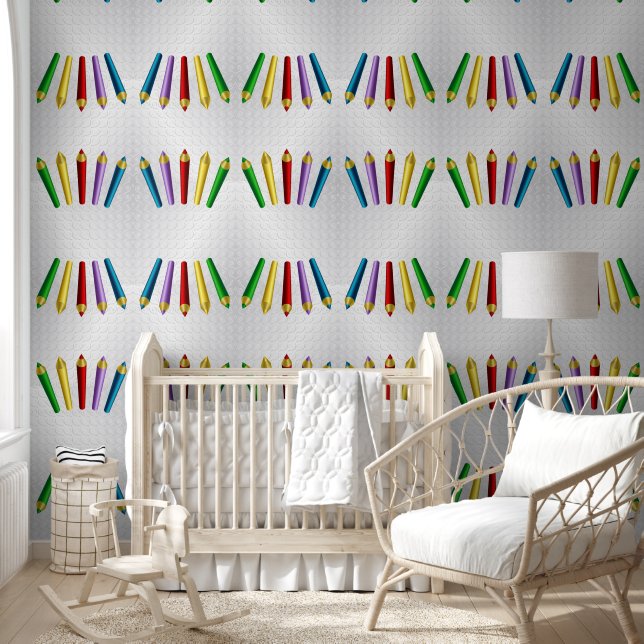 Kleurencils Behang (Kinderen)