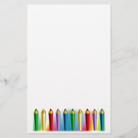 Kleurencils Briefpapier (Voorkant)