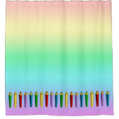 Kleurencils Douchegordijn (Voorkant)