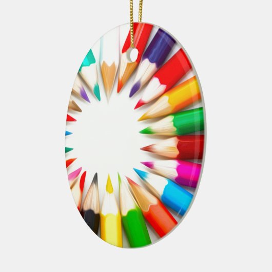 Kleurencils Keramisch Ornament (Links)