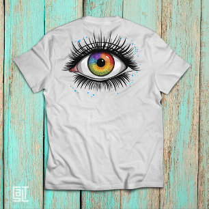 Kleurencirkel Oog Ontwerp Kunsteducatie Kleurenthe T-shirt