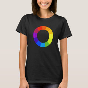 Kleurencirkelpalet Kunstenaar Schilder Kunstleraar T-shirt