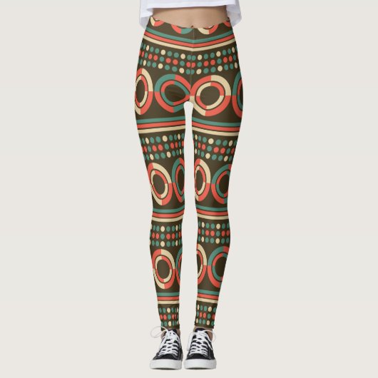  kleurencirkels leggings (Voorkant)