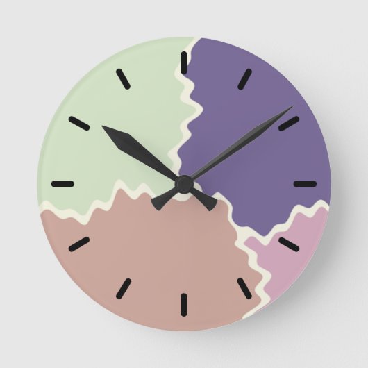 Kleurencombinatie met subdun ronde klok (Voorkant)