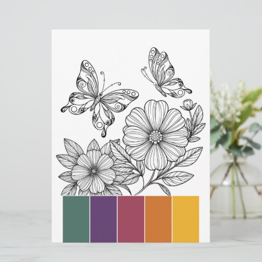 Kleurencombinaties Kaarten Kunsttherapie (Staand voorkant)