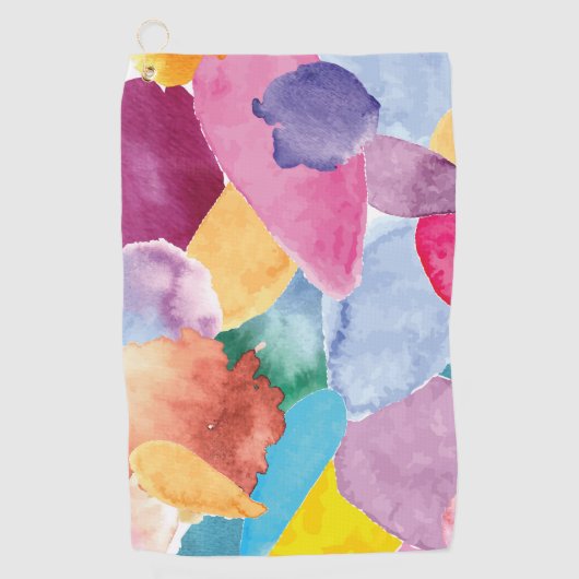 Kleurencrash 2 golfhanddoek (Voorkant)