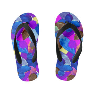 Kleurencrash 4 kinder teenslippers