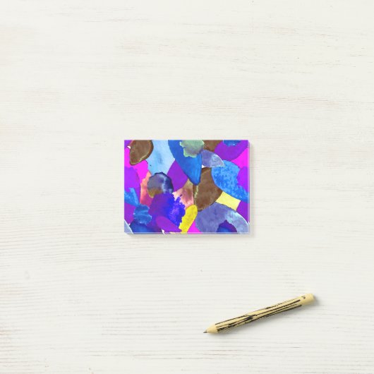 Kleurencrash 4 post-it® notes (Op bureau)