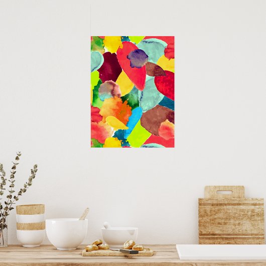 Kleurencrash 5 poster (Keuken)