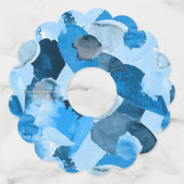 Kleurencrash 6 wijnglaslabel (Voorkant)