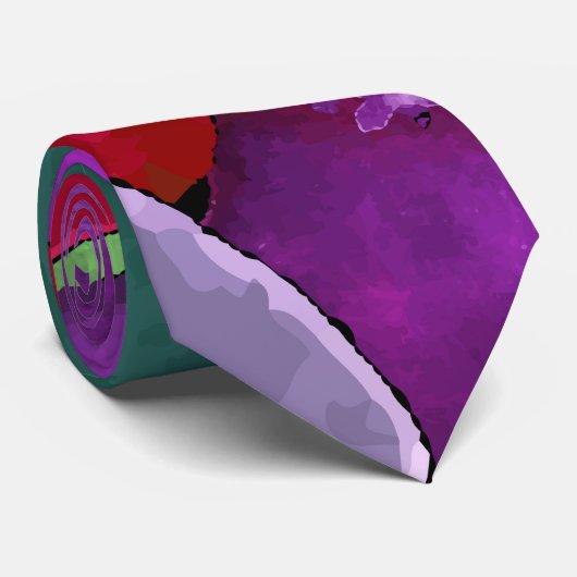 Kleurencrash Stropdas (Opgerold)