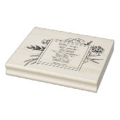 Kleurend Bijbelvers voor Thanksgiving 1 Thess. 5 Rubberstempel (Stempel)