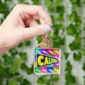 "Kleurend Californië 2" Sleutelhanger (Hand)