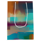 Kleurend retro toonmengsel medium cadeauzakje (Achterkant)