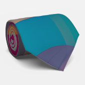 Kleurend retro toonmengsel stropdas (Opgerold)